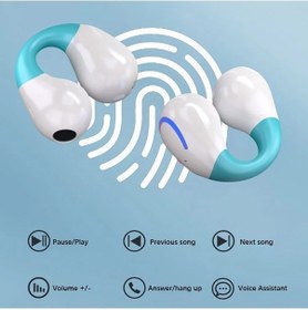 Resim Treasures Greatwall Kablosuz Bluetooth Kulaklık, 5.3 Bluetooth, Mikrofonlu, Hifi Ses, Su Geçirmez, Apple Siri Desteği, Çift Bağlantı, Spor Kulaklığı 