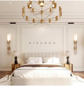 Resim GİZANKA Modern Yatak Odası Tasarımı Hazır Kesim Çıta (ANKA173) 