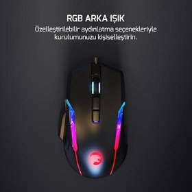 Resim GamePower Icarus RGB 10.000DPI 9 Tuş Profesyonel Optik Gaming Mouse 