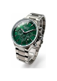 Resim Ferrucci Erkek Kol Saati Gümüş Renk, Yeşil Kadran - Fcf12654fm.03, 2 Yıl Garantili Gümüş 