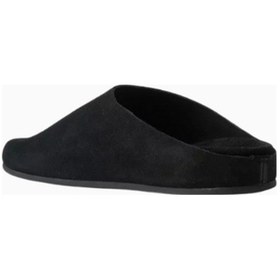 Resim Camp Jeffrey Campbell Kadın Süet Slip-on Sabo Terlik, Rahat Günlük Ve Şık Tasarım Siyah 