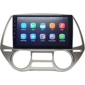 Resim Hyundai İ20 Old Dijital Klima 2009-2011 9 inç 10-256 GB PRO Android Carplay Multimedya 