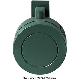 Resim Kadınlar İçin 3 Hızlı Usb Şarjlı Mini Kemer Vantilatörü Yeşil 