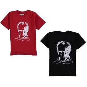Resim A.L.M Kids 23 Nisan Kız Çocuk Atatürk Imzalı Tişörtler (5-12 Yaş) 303547 
