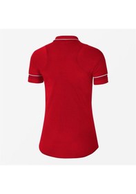 Resim Nike W Academy 21 Polo Kadın Polo Yaka Tişört KIrmızı Kırmızı 