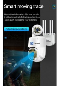 Resim Yoosee Dış Mekan Dome Otomatik İzleme Kablosuz WIFI Güvenlik 