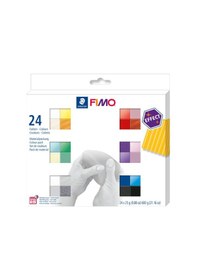 Resim Staedtler Fimo Effect Polimer Kil Seti 24 Renk 