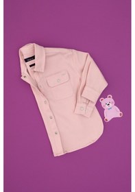 Resim U.s. Polo Assn. Kız Çocuk Açık Pembe Gömlek Jean 50304274-vr078 Acık Pembe Açık Pembe 