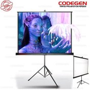 Resim Codegen Tx18 180X180 Ayaklı Projeksiyon Perdesi 