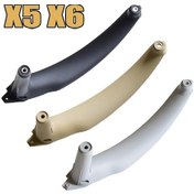 Resim Siyah-sol-arka-iç Sürücü Kapısı Kol Dayama Paneli Yolcu Kapısı Kolu İç Kapak Trimi 