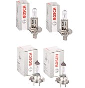 Resim Bosch Fiat 500 L Uzun Kısa Far Ampul Takımı H1-h7 2012-2020 