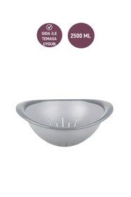 Resim Selka Home Çift Renkli Süzgeç 2500 ml - GRİ 