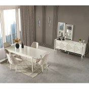 Resim Eymense Rosa Yemek Odası Takımı Silver 