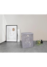Resim Brf Tekstil Keçe Kapaklı Kirli Çamaşır Sepeti Diğer 