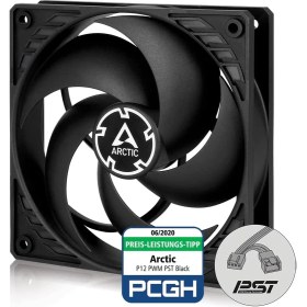 Resim P12 Pwm Pst 120 mm Siyah Kasa FANI(ACFAN00120A) 