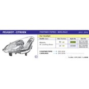 Resim AYFAR Far Sol Sınyallı Motorlu E Belgelı Ampullu (H4) Berlıngo 2012 