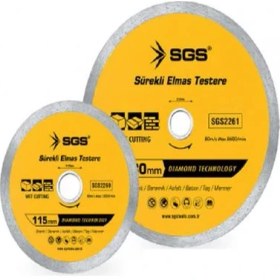 Resim Sgs 230Mm Sürekli Elmas Testere Sgs2262 (1 Adet) 