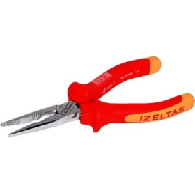 Resim Izeltaş 180 mm Uzun Düz Kargaburun Elektrikçi Izoleli 1000 V 