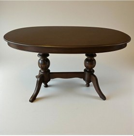 Resim Elegansia Yemek Masası 170x100cm Sabit Oval Masa Kahverengi 