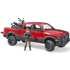 Resim Bruder Ram 2500 Pickup. Ducatı Motorsiklet Ve Sürücüsü Br02502 
