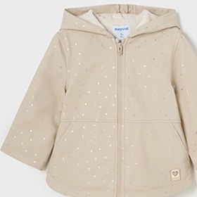 Resim Mayoral Kız Bebek Kalp Detaylı Yağmurluk Gri 