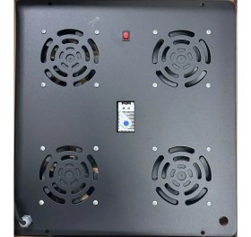 Resim Bestrack Rack Kabin 4 Lü Fan Modülü Termostatlı 