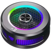 Resim Datastar Manyetik Yarı İletken Göstergeli RGB Telefon Soğutucu Fanı 
