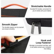 Resim Tenfowee 13" Su Geçirmez Çok Katmanlı Koruma İş Laptop Çantası - Pu Sap Ve 3 Boyut Seçeneği Laptop Çantası 