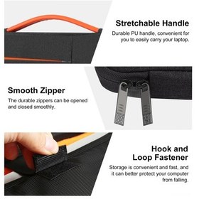 Resim Tenfowee 13" Su Geçirmez Çok Katmanlı Koruma İş Laptop Çantası - Pu Sap Ve 3 Boyut Seçeneği Laptop Çantası 