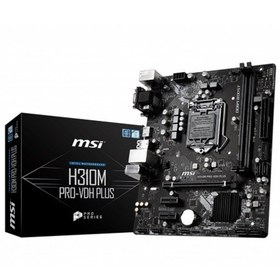 Resim MSI H310M PRO-VDH PLUS DDR4 HDMI DVI PCIe 16X v3.0 1151p v2 mATX 