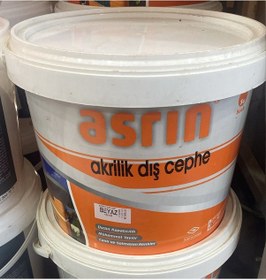Resim Asrın Akrilik Dış Cephe Boyası Beyaz 20kg 20 KG 