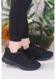 Resim M.p Luther Rahat Hafif Kadın Spor Ayakkabı Siyah 