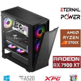 Resim ETERNAL POWER RYZEN 7 5700X 32G DDR4 1TB M.2 RX7900XT A520 M750W 