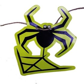 Resim Parti Örümcek Şekilli Asmalı Halloween Flama Banner Afiş 2 Metre 001 