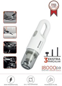 Resim Torima A-031 Beyaz Şarjlı Araç EL Süpürgesi El 