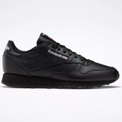 Resim Reebok Classıc Leather Erkek Siyah Hakiki Deri Ayakkabı 100008494 Siyah 