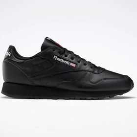 Resim Reebok Classıc Leather Erkek Siyah Hakiki Deri Ayakkabı 100008494 Siyah 