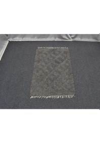 Resim Zehra Abla Halı Yeni El Dokuma Tek Renk Tiftik Yün Siirt Battaniyesi Kilim 5771 