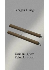 Resim Papağan Tüneği 25 Cm Büyük Kuşlar İçin Kalın Tünek,jako Papağanı 