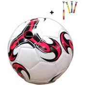 Resim Küçük Futbol Topu 2 Numara Dikişli Şişirme Pompası Hediyeli 