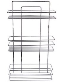 Resim DIGERUI Kare Şampuanlık Krom 3 Lü 