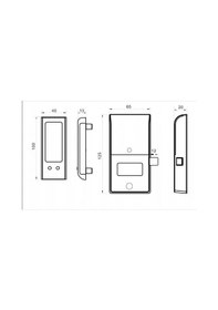Resim Marelli Yeni Tip Soyunma Dolapları İçin Elektronik Kabin Kilidi Ahşap İçin 