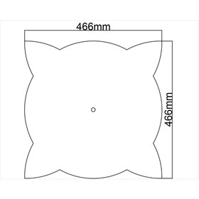 Resim MOTİFPİYER Lamba Tavan Göbeği-Motifli-Modellemeler-23-3 Adet 