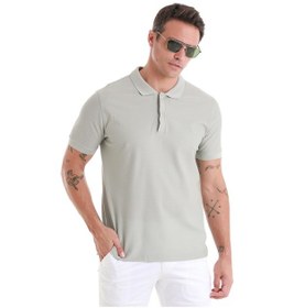 Resim Hatemoğlu Gri Regular Fit Düz Merserize Polo Yaka 100% Pamuk Tişört 35362024c021 007 Gri 