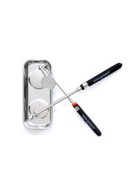 Resim Worldforce Manyetik Paslanmaz Alet Tutucu Tepsi + Muayene Aynası 