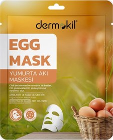 Resim Dermokil Yağlı Ciltler İçin Yumurta Akı Maskesi 20 ML 