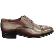 Resim Slope 048395m İç Dış Hakiki Dana Derisi 3 Cm Kalın Topuklu Günlük Erkek Klasik Ayakkabı Kahve 