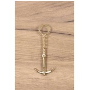 Resim Pirinç Çıpa Figürlü Anahtarlık (542861311) 