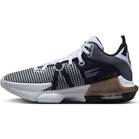 Resim Nike Lebron Witness 7 Air Max Unisex Basketball Shoes Black Basketbol Ayakkabısı Siyah Siyah 
