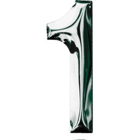 Resim Alet Çantam Posta Kutusu Yapışkanlı Rakam Metal Kapı Numarası No:1 